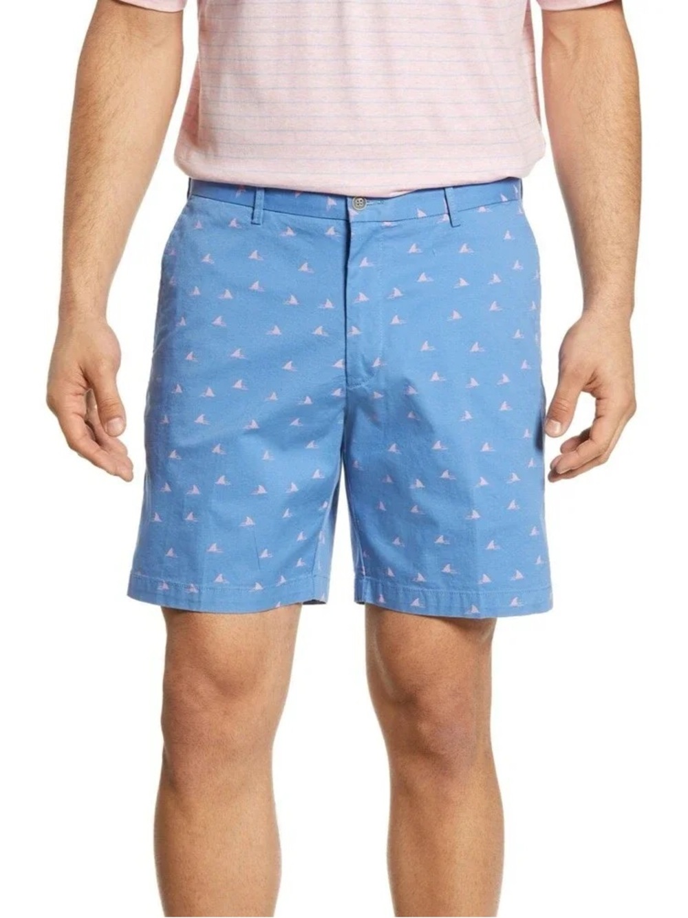 NWT Men’s Peter Millar Crown Shark Print Shorts